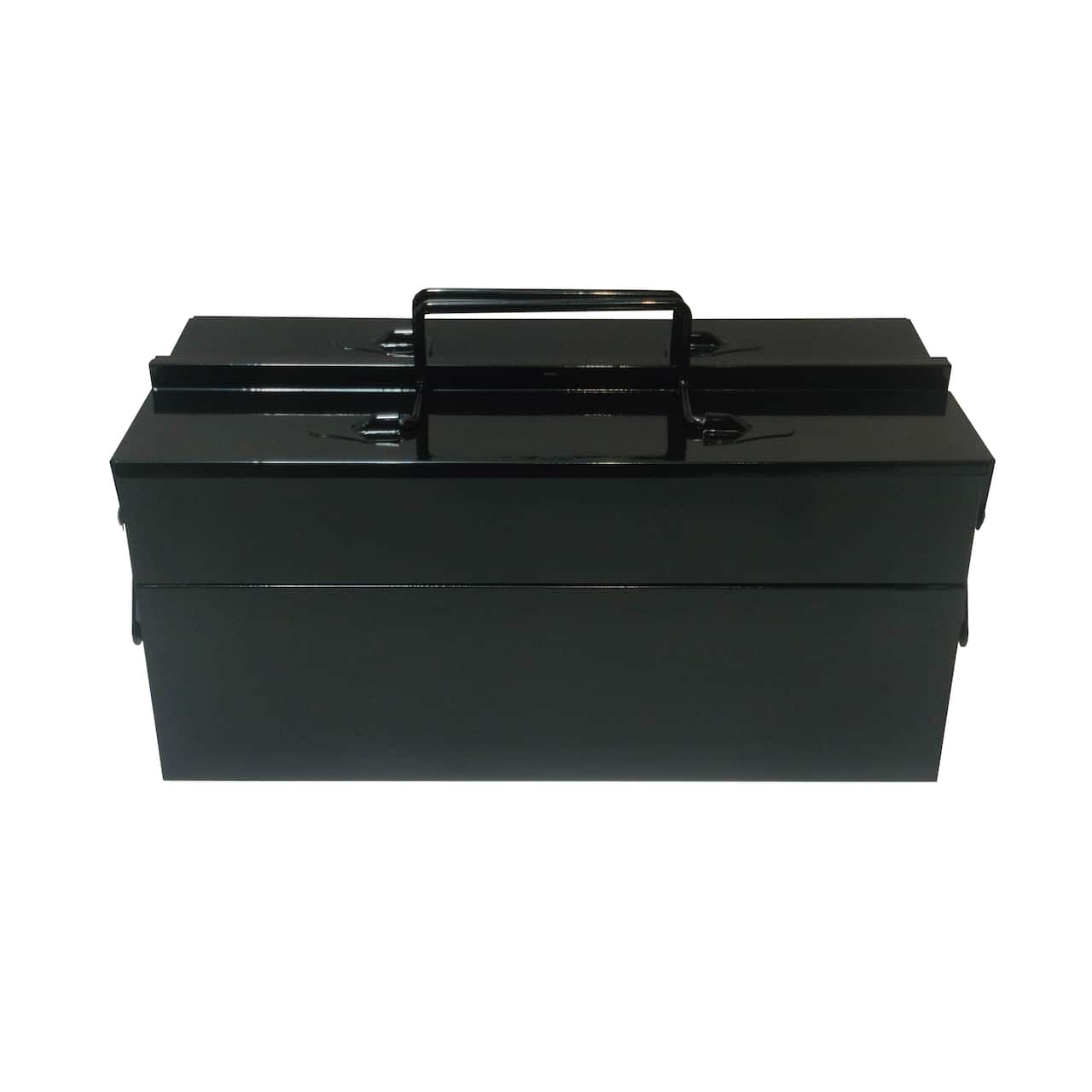 4 Pack: Medium Black Metal Storage Box by Artist's Loft™